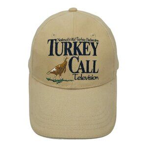 National Wild Turkey Federation NWTF Television Logo Tuck Strap Cap Hunting Hat